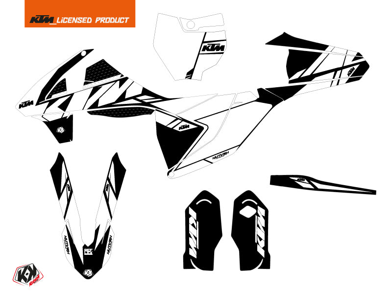 KTM 85 SX Dirt Bike Reflex Graphic Kit White