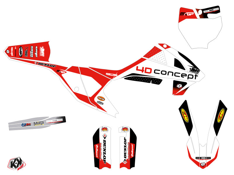 KTM 65 SX Dirt Bike Replica BOS Graphic Kit