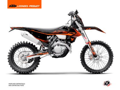 KTM EXC-EXCF Dirt Bike Replica Thomas Corsi 2020 Graphic Kit Black Orange