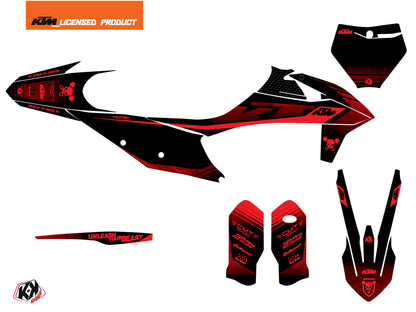 KTM 300 XC Dirt Bike Replica Thomas Corsi 2020 Graphic Kit Black Red