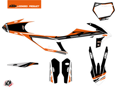 KTM 250 SX Dirt Bike Rift Graphic Kit Black Orange