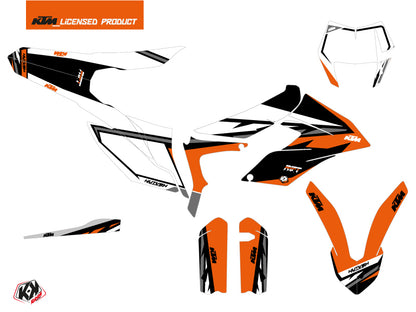 KTM 350 FREERIDE Dirt Bike Rift Grafikkit Orange Schwarz