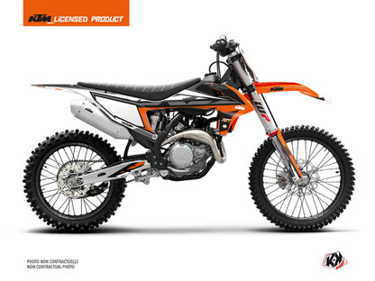KTM 450 SXF Dirt Bike Rift Graphic Kit Orange Black