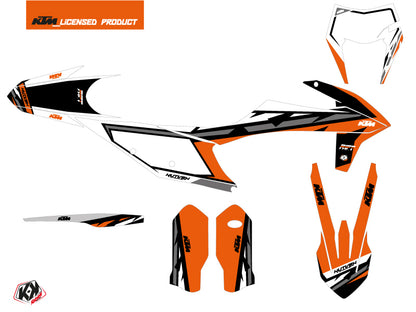 KTM EXC-EXCF Dirt Bike Rift Graphic Kit Orange Black