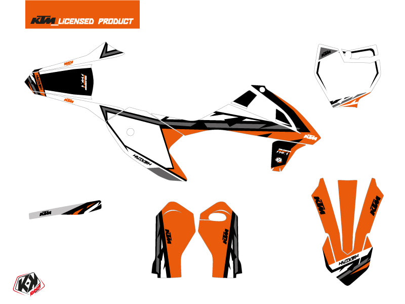 KTM SX-E 5 Dirt Bike Rift Graphic Kit Orange Black