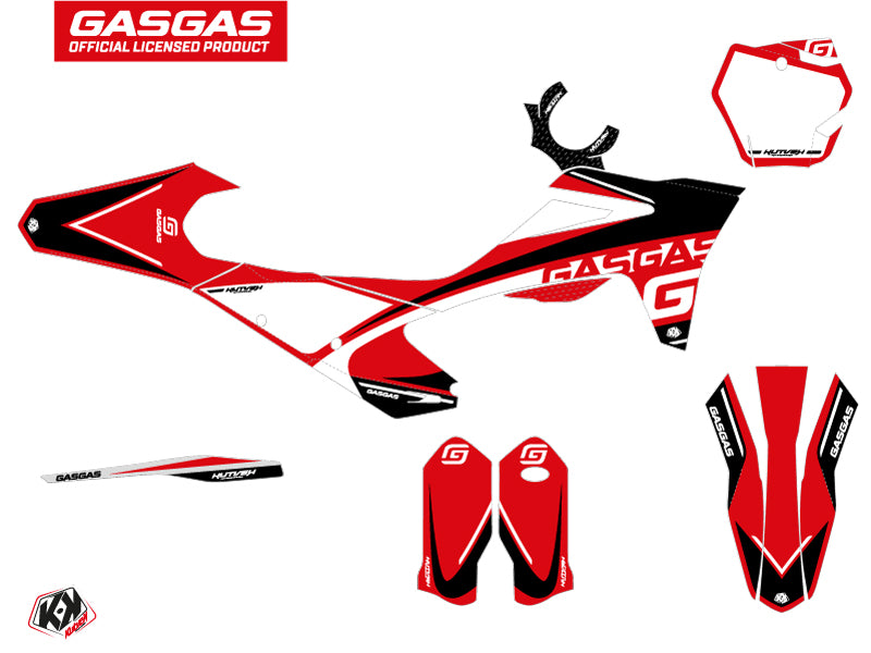 GASGAS EXF 350 Dirt Bike Rush Graphic Kit Black