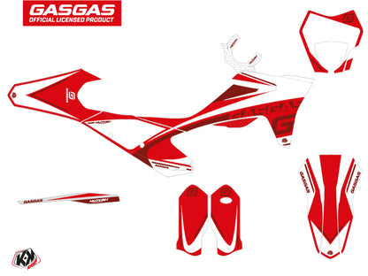 GASGAS EC Dirt Bike Rush Graphic Kit Red