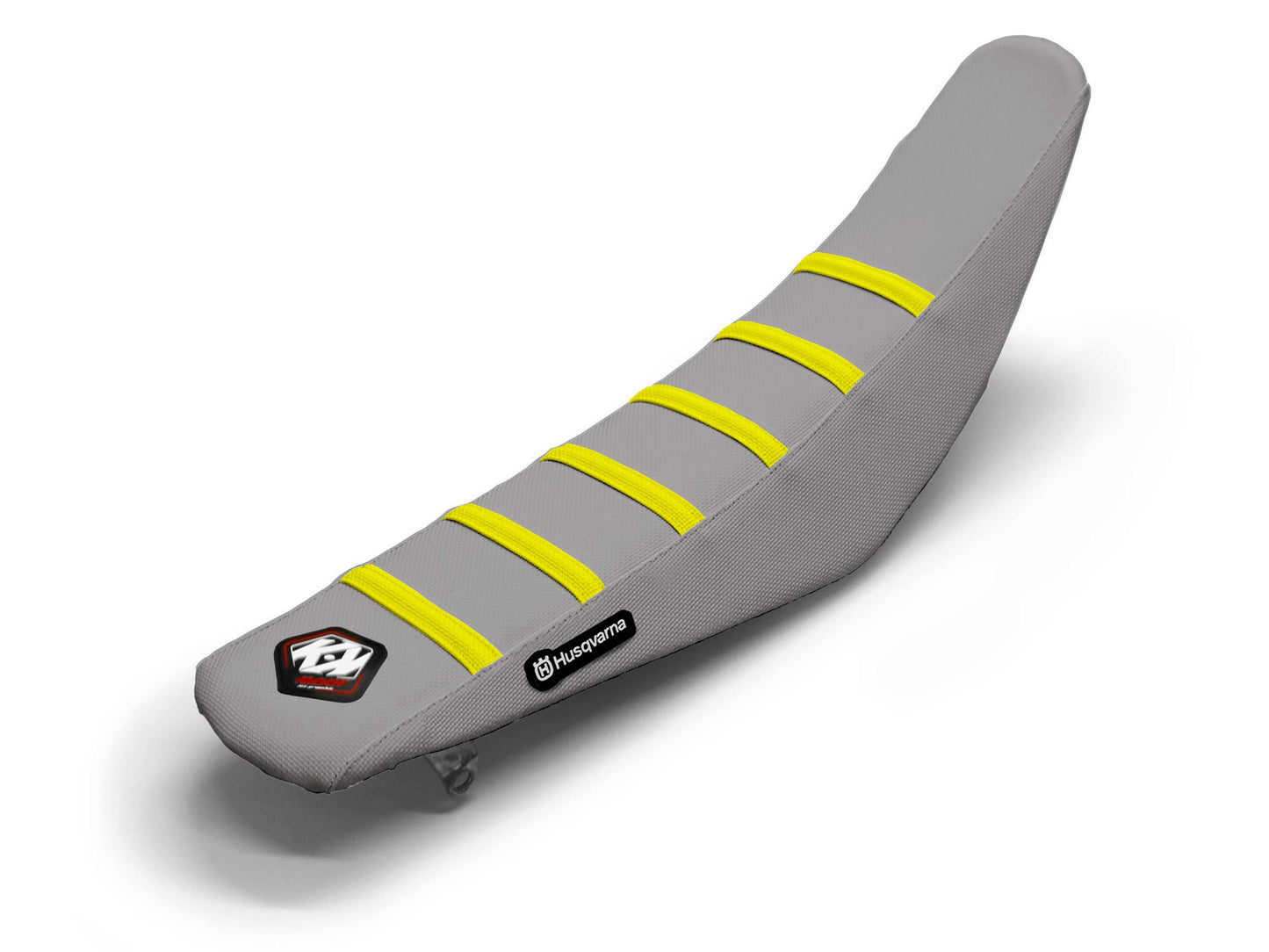 Yellow/Grey Seat Cover  6 Ribs - HUSQVARNA TC 250 (2014-2023)