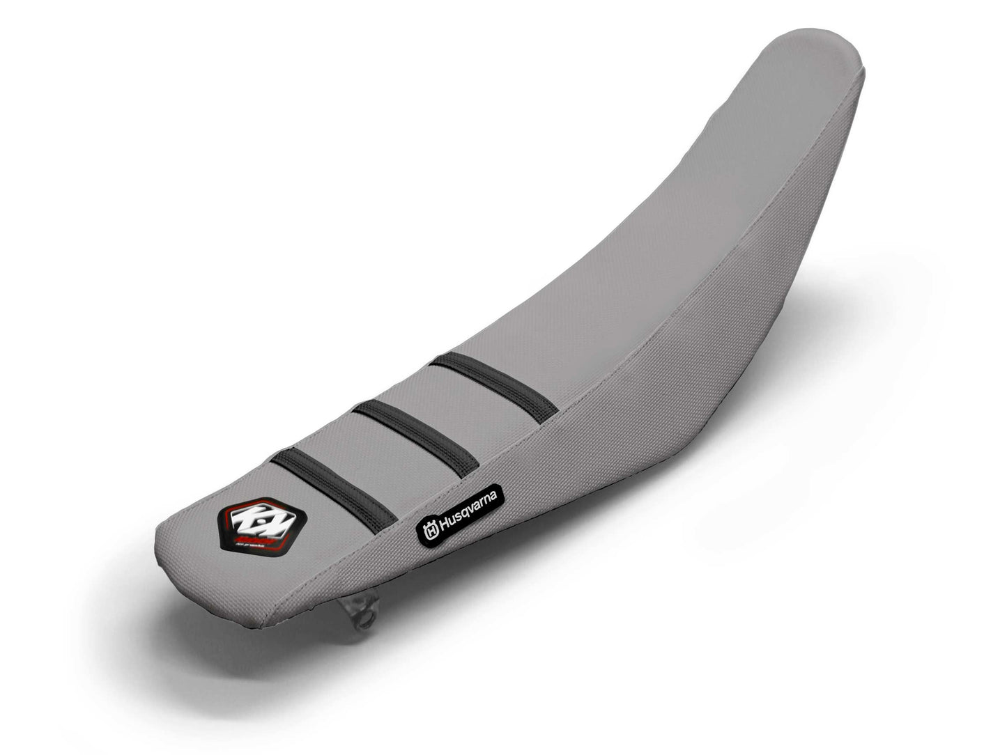 Black/Grey Seat Cover  3 Ribs - HUSQVARNA FC 250 (2014-2023)