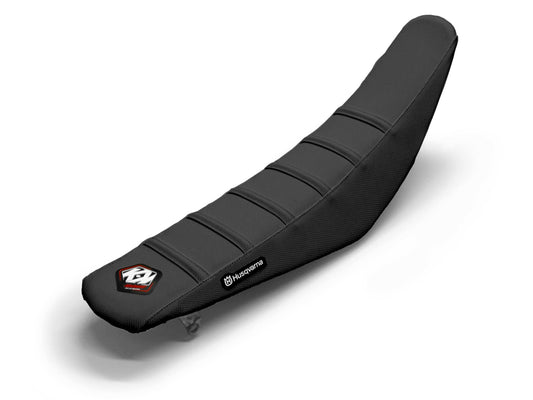 Black Seat Cover  6 Ribs - HUSQVARNA TE 250 I (2020-2023)