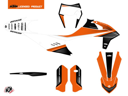 KTM EXC-EXCF Dirt Bike Shaw Grafikset Schwarz
