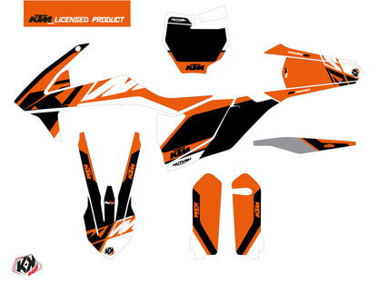 KTM 250 SXF Dirt Bike Skyline Graphic Kit Orange