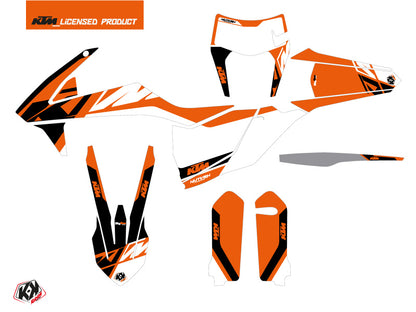 KTM EXC-EXCF Dirt Bike Skyline Grafikkit Orange