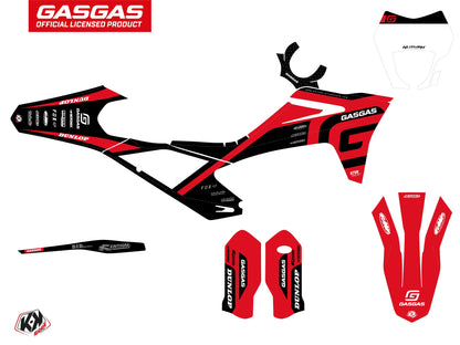GASGAS ECF Dirt Bike Spline Grafikset Schwarz