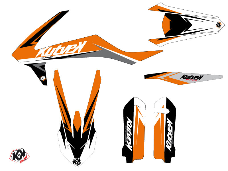 KTM 250 SXF Dirt Bike Stage Graphic Kit Orange