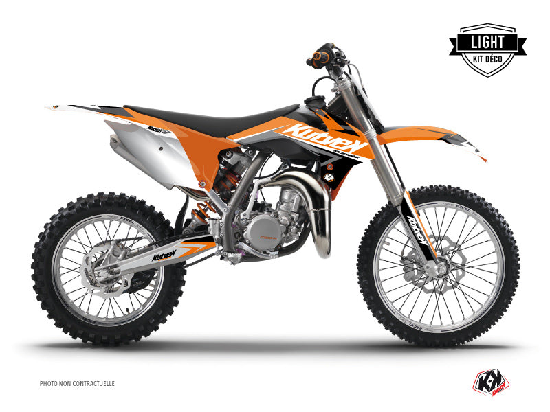 KTM 85 SX Dirt Bike Stage Graphic Kit Orange LIGHT - Light versie
