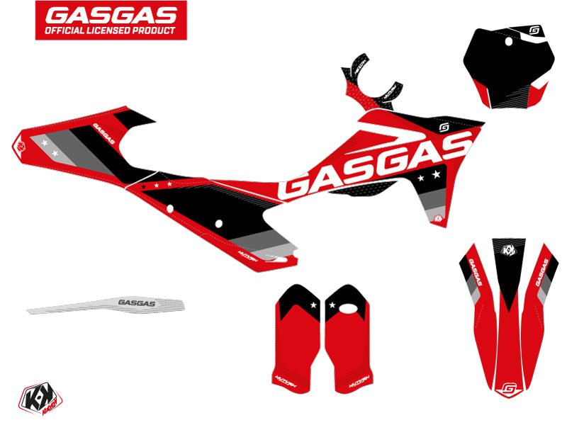 GASGAS MCF 250 Dirt Bike Stella Graphic Kit Black