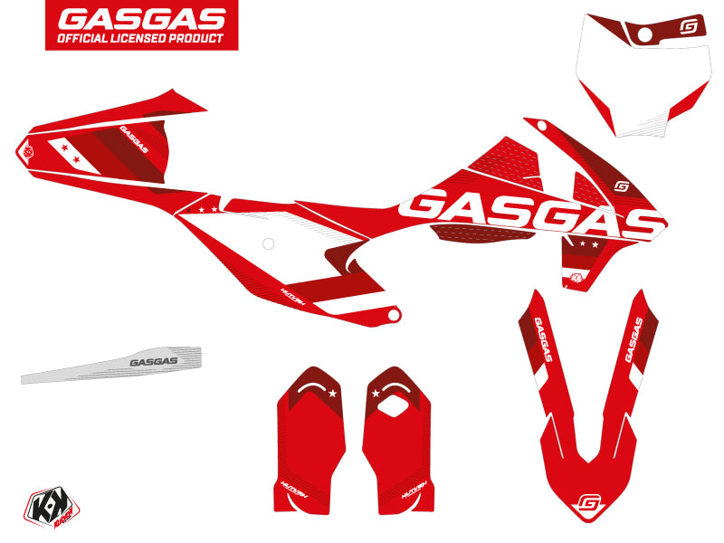GASGAS MC 85 Dirt Bike Stella Graphic Kit Red
