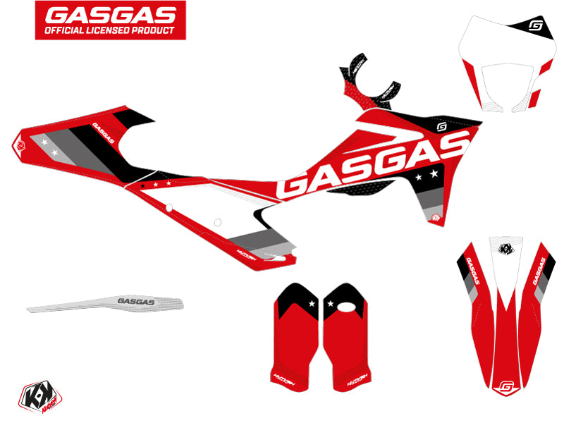 GASGAS ECF Dirt Bike Stella Graphic Kit Black