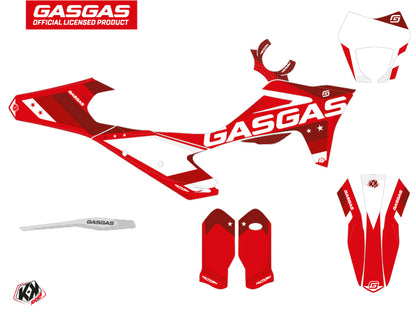 GASGAS ECF Dirt Bike Stella Graphic Kit Red