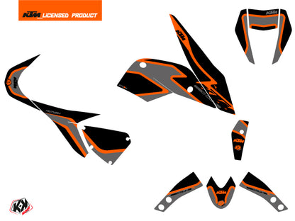 KTM Duke 690 R Street Bike Storm Grafikkit Schwarz Orange