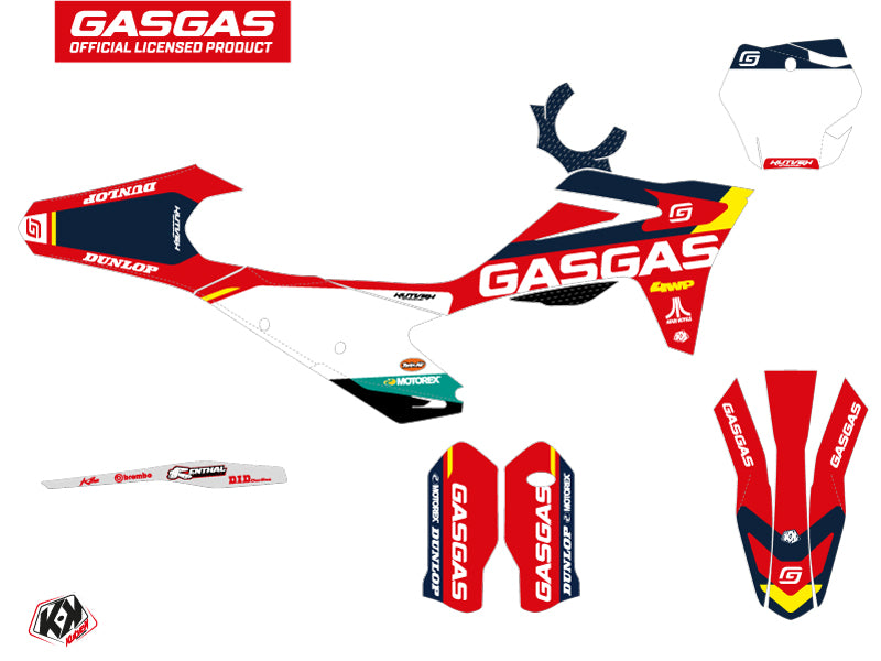 GASGAS EX 300 Dirt Bike SX-K21 Graphic Kit Red