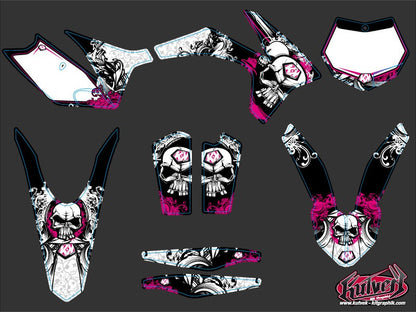 KTM EXC-EXCF Dirt Bike Trash Grafikset