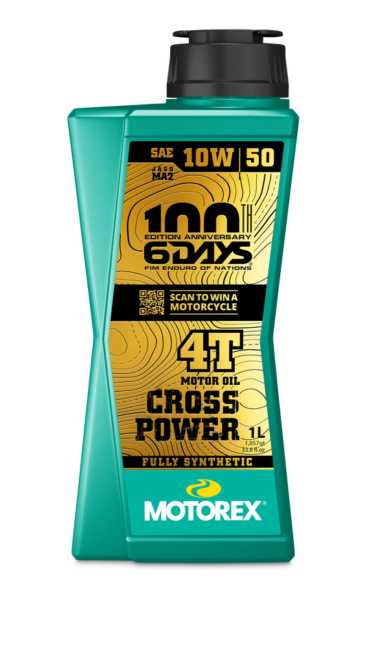 Motorex Cross Power 4T 10W/50 1L LIMITED EDITION 6days