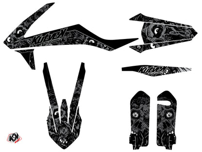 KTM 125 SX Dirt Bike Zombies Dark Graphic Kit Black
