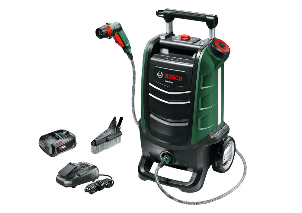 GRS BOSCH FONTUS PRESSURE CLEANER 18V ​​W/ BATTERY 