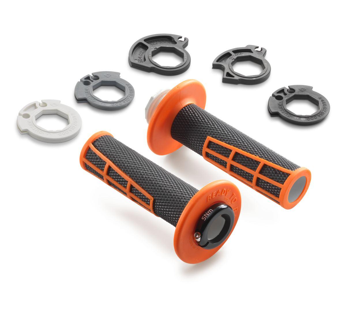 Lock on grip set
