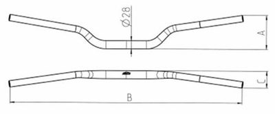 KTM Renthal Twinwall handlebar 65-990 MODELS 03-25