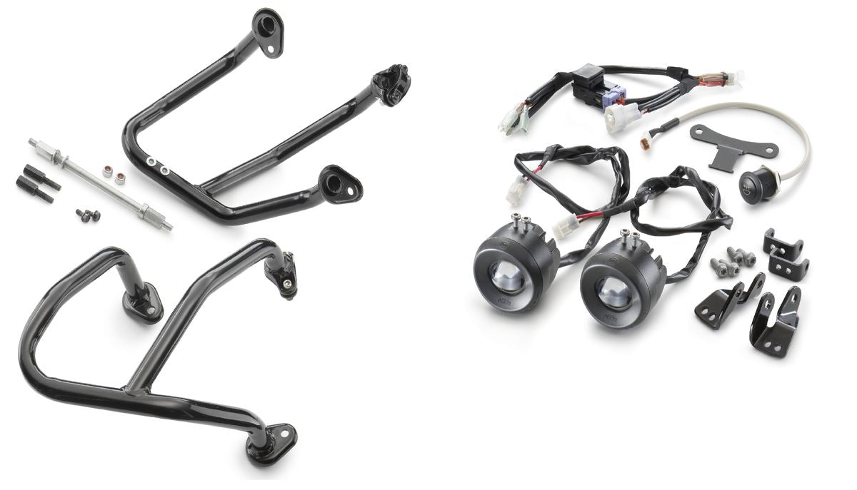 Crash bar supplementary headlight kit 250-390 ADVENTURE  22-24