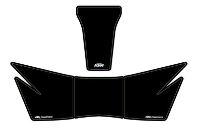 KTM Fuel tank protection sticker kit 1290 R2R 1290 SUPER DUKE 20-23