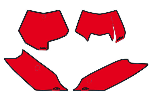 Start number backgrounds**