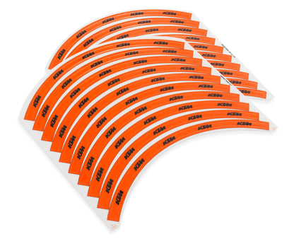 KTM Wheel rim sticker kit **