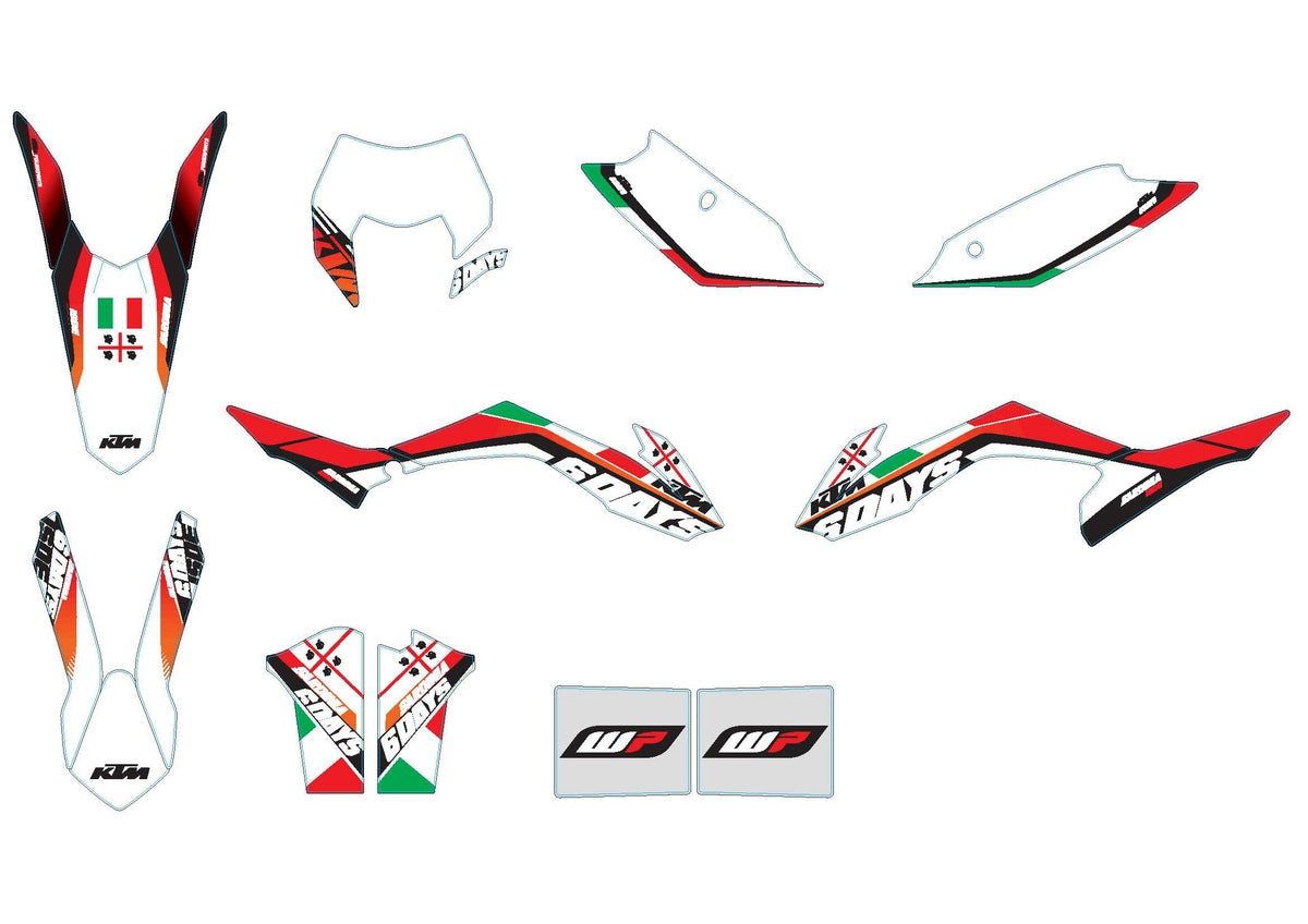 Italy Six Days graphics kit