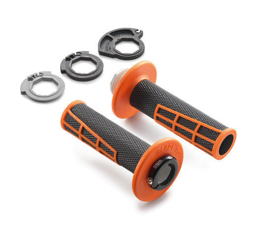 Lock on grip set
