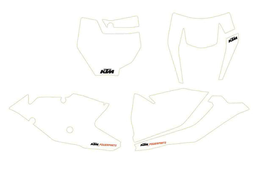 Start number backgrounds 125-500 (EXC, SX, XC) 06-19