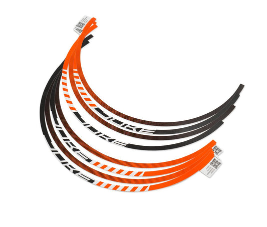 Wheel rim decal kit**