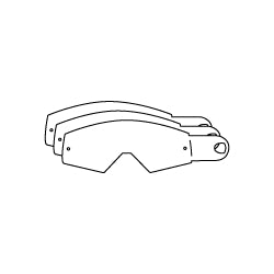 RACING GOGGLES TEAR OFFS 12ct. 