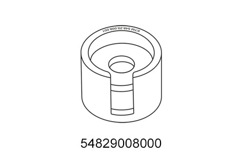 Insert for crankshaft pressing tool