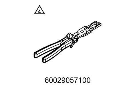 Spring band clamps plier