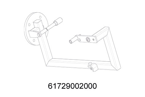 Engine bracket for engine work stand