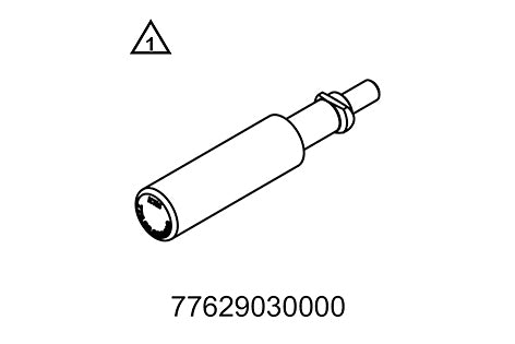 Insertion for piston ring lock